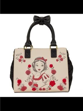 Snow White Floral Loungefly Satchel Bag